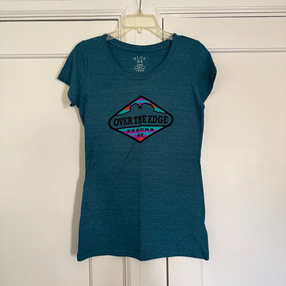 OVER THE EDGE BIKE/BICYCLE SHOP Women's T-Shirt Size L